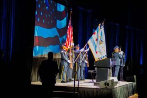 Police Color Guard at the Chicago Police Memorial Foundation fundraiser gala