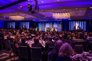 Midwest Emmys awards banquet full room