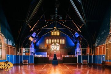 This transformed old church into an upscale basketball space was one for the books.