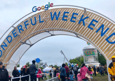 Google Wonderful Weekends Entrance Archwa]y