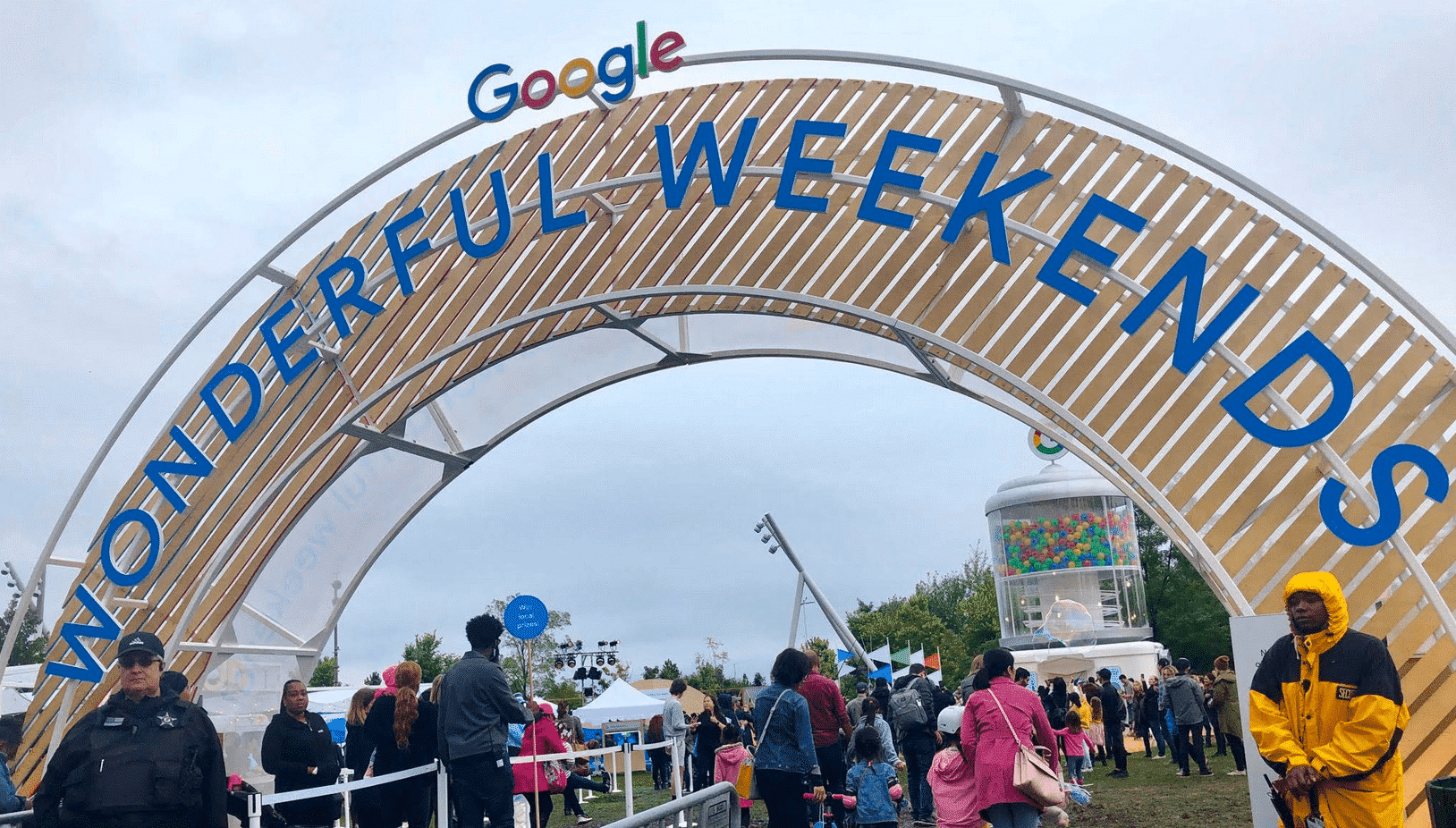 Google Wonderful Weekends Entrance Archwa]y