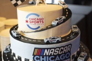 nascar streeet race welcome party chicago