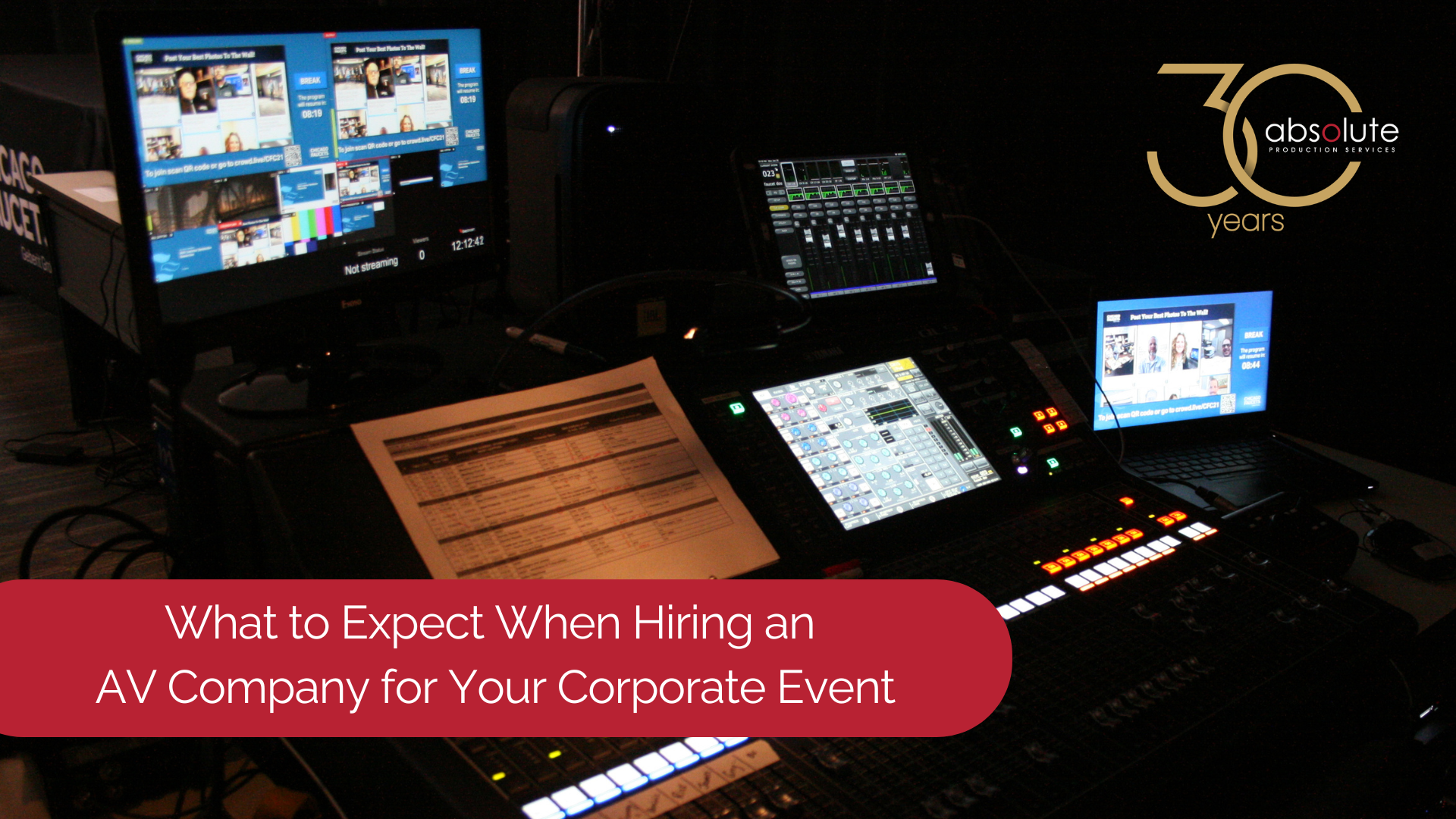 What to Expect When Hiring an AV Company for Your Corporate Event