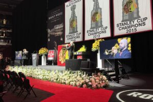performances at Rocky Wirtz Memorial at United Center