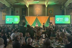 Saint Pat Green and Gold Gala stage